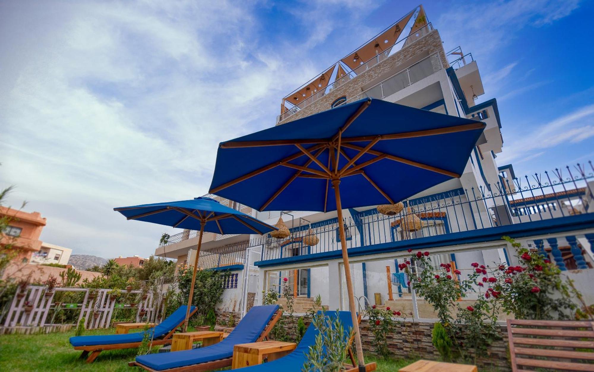 Agadir n'Ait Sa Blue Wave Lodge מראה חיצוני תמונה